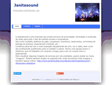 Tablet Screenshot of janitasound.bytezy.com